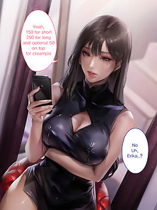 Hentai Comics - Busty asian girl friend is now a cheaper hooker who does anal