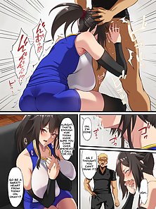 Ochiba Tori - Pervy hentai coach fucks sporty busty NTR virgin girlfriend