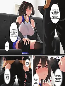 Ochiba Tori - Pervy hentai coach fucks sporty busty NTR virgin girlfriend