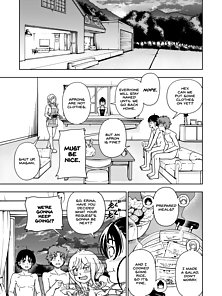 Honey Blonde: Himawari - Two couples have hentai anal sex on the beach