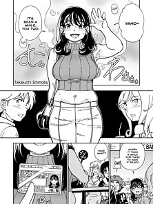 Honey Blonde: Himawari - Two couples have hentai anal sex on the beach