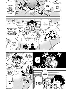 Honey Blonde: Himawari - Two couples have hentai anal sex on the beach