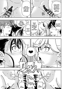 Honey Blonde: Himawari - Two couples have hentai anal sex on the beach