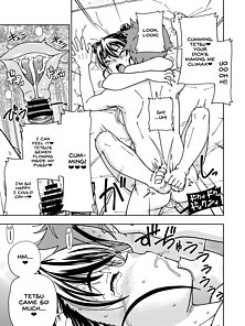 Honey Blonde: Himawari - Two couples have hentai anal sex on the beach