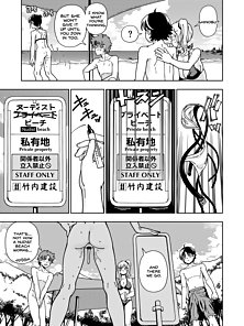 Honey Blonde: Himawari - Two couples have hentai anal sex on the beach