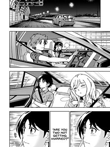 Honey Blonde: Himawari - Two couples have hentai anal sex on the beach