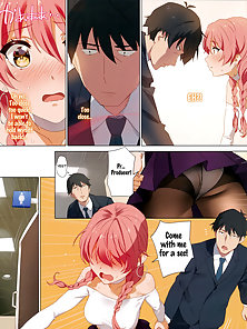 Tokimeki Nioi - Idol is turned on by producer's scent and fucks him in the hentai bathroom