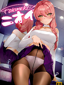 Tokimeki Nioi - Idol is turned on by producer's scent and fucks him in the hentai bathroom