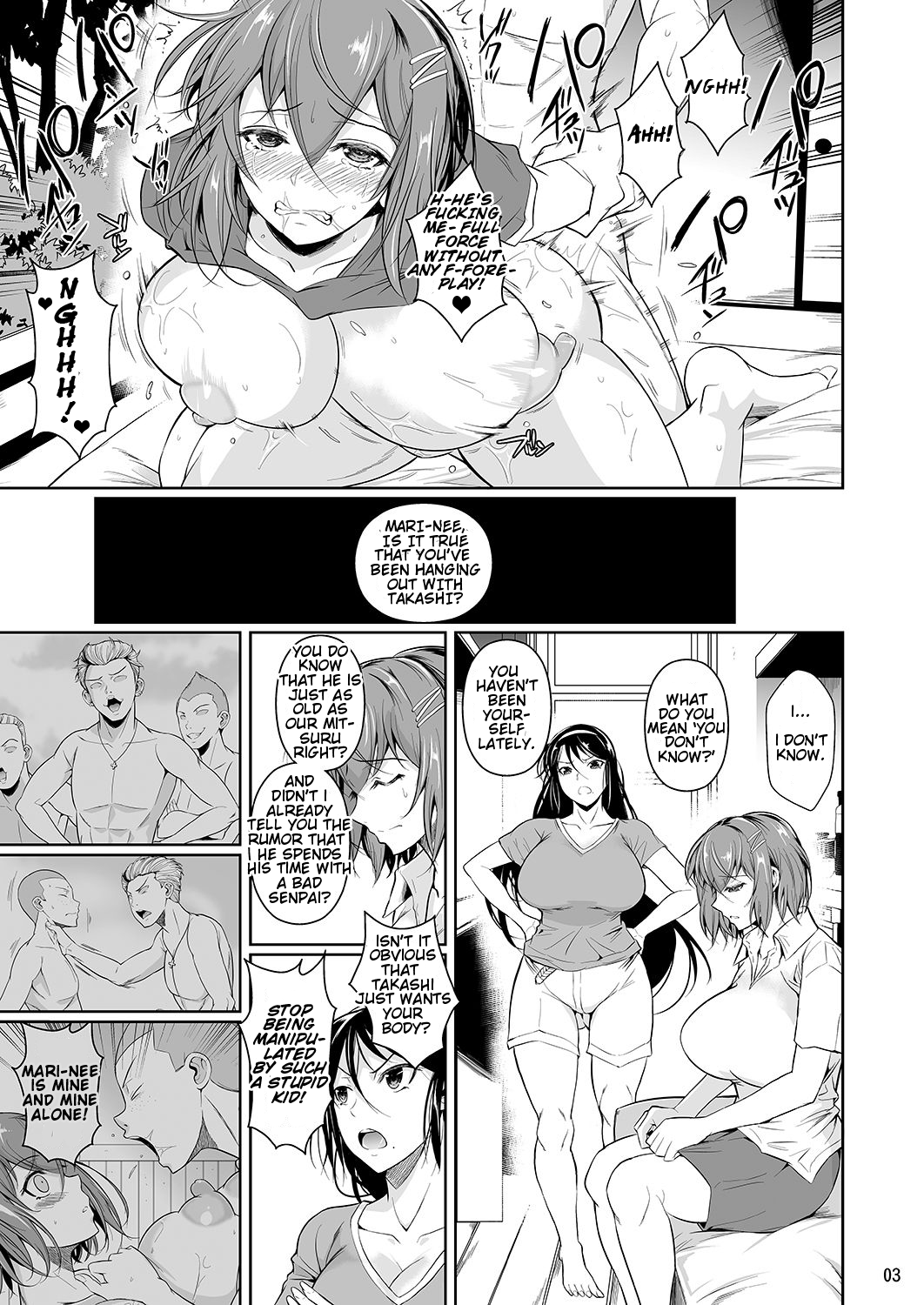 Huge titty schoolgirl is used like a cum dumpster in dirty hotel - sex comics photo