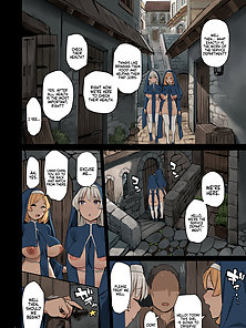 Let’s Visit The Service Department! - Busty hentai nun fucks dirty cocks in the slums