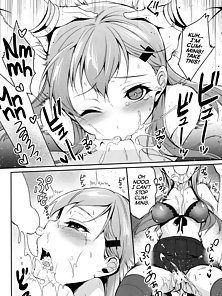 Suzuya Cant Take it Anymore - Horny manga girl can't wait to get fucked