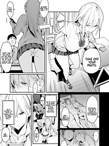 Super Strong Sexual Desire + Extra - Schoolgirl bully rides big veiny hentai cock of otaku loser