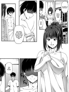 Girlfriend gets fucked in massage room while hentai boyfriend watches - NTR comics
