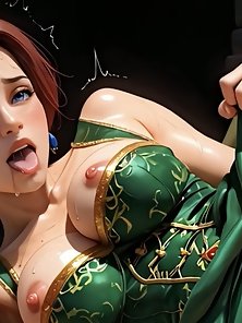 Shrek fucks Fiona with a huge dick in the castle