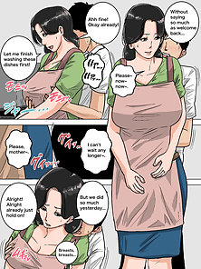 Cumming in Mom Daily! - Cuvy hentai milf satisfies oversexed son