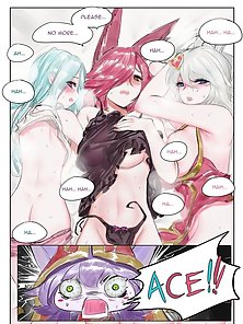 Vi has lesbian sex with Jinx and her League of Legends friends
