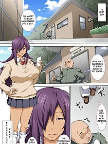 Big Tits Hentai Comics - The story of a middle age man having sex with succubus schoolgirls