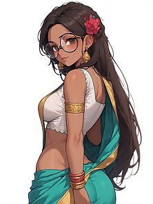 Sexy Tamil women in sarees masturbating their exotic pussy