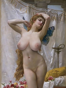 Art classics for big tit lovers - Renaissance art with DD tits