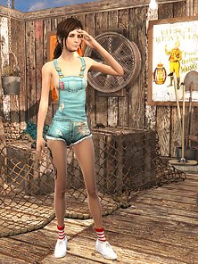 Fallout 4 Photo Album of petite sluts in various kinky outfits