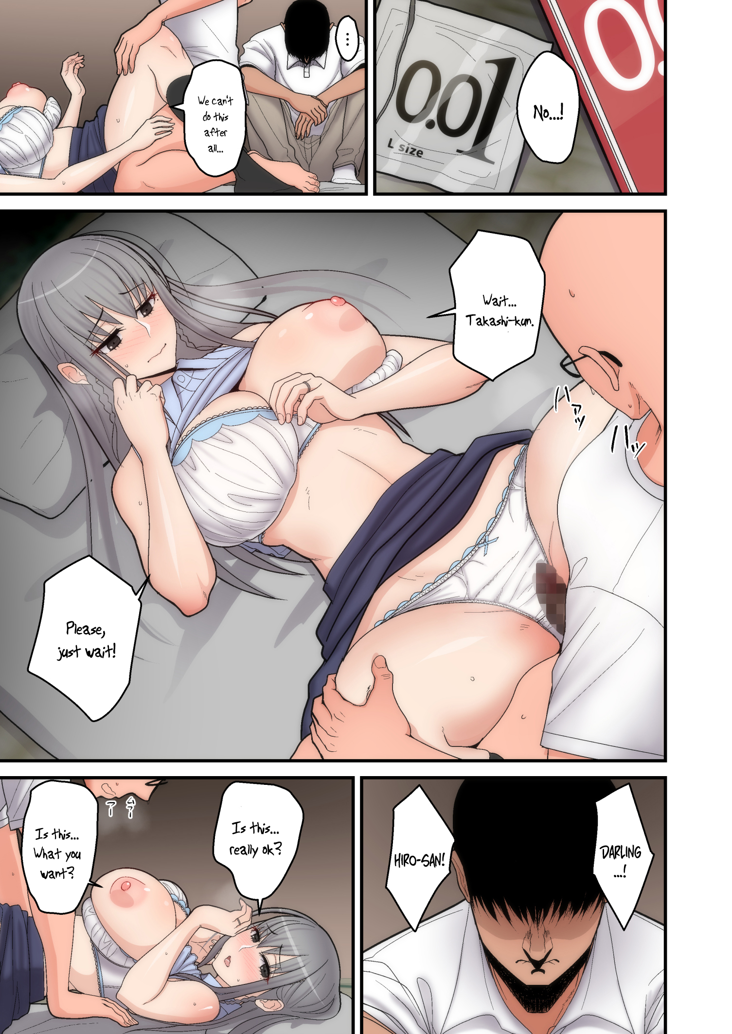 Husband must watch cheating wife fuck or shell die - hentai comics pic
