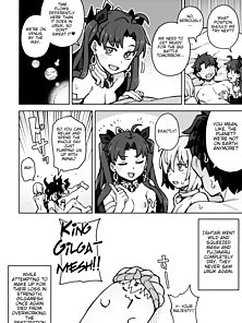 Useless Goddess Advisory - Ishtar and Mash drain Fujimaru's balls dry to get mana transference