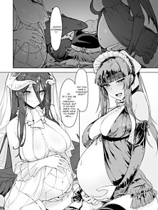 Overlord Ainz Ooal Gown rough fucks Albedo and maids