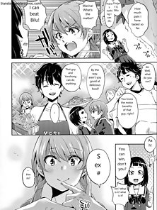 Busty virgin schoolgirl won't lose at sex - hentai manga