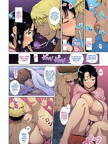 Mature anime mom dresses up like a slut and fucks teen guys at a party