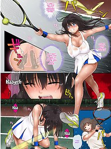Mayhem - Busty tennis girl has hentai threesome while NTR'd boyfriend is away