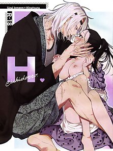 Uzui Tengen x Hinatsuru - Demon slayer babe gets her wet pussy licking