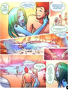 9Cloud - Sexpedition - Scifi explorer bangs hot alien girls in porn manga