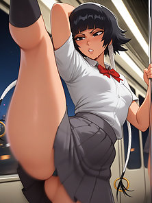 Sui Feng from Bleach gives a deepthroat blowjob and 3D facial + Extra
