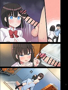 Slutty Gals! ~We Our Teacher's Big Dick!~ Busty students have hentai threesome with sensei