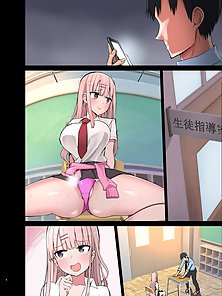 Slutty Gals! ~We Our Teacher's Big Dick!~ Busty students have hentai threesome with sensei