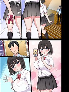 Slutty Gals! ~We Our Teacher's Big Dick!~ Busty students have hentai threesome with sensei