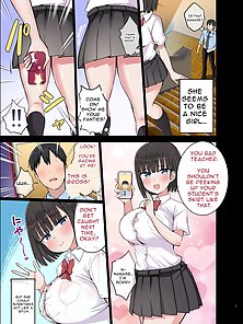 Slutty Gals! ~We Our Teacher's Big Dick!~ Busty students have hentai threesome with sensei