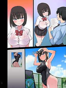 Slutty Gals! ~We Our Teacher's Big Dick!~ Busty students have hentai threesome with sensei