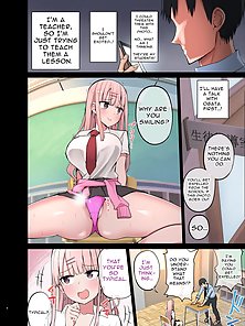 Slutty Gals! ~We Our Teacher's Big Dick!~ Busty students have hentai threesome with sensei