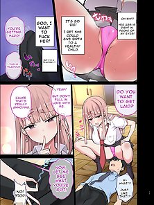 Slutty Gals! ~We Our Teacher's Big Dick!~ Busty students have hentai threesome with sensei