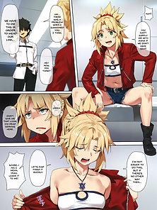 Hidden Quest - Petite blonde servant from Fate Grand Order gets a creampie in her tight slave pussy