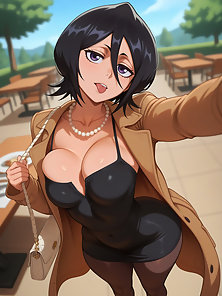 Rukia from Bleach gets her pussy filled by Ichigo's cum - set 2
