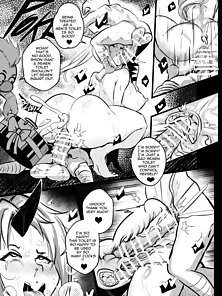 B-trayal Shion - Ogre Shion gets gangbanged by gobins - gangbang comics