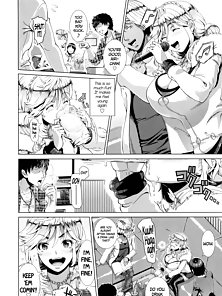 Married woman at a bar and is gang fucked by horny college guys - hentai manga