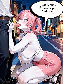 Mommy's Pain Incident 1 - Busty street hooker gets an anal creampie