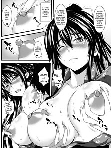 Amakusa Moyou na 2% - Naughty hentai sister gives a huge titty boobjob