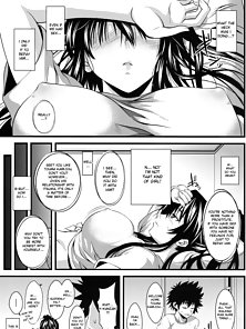 Amakusa Moyou na 2% - Naughty hentai sister gives a huge titty boobjob