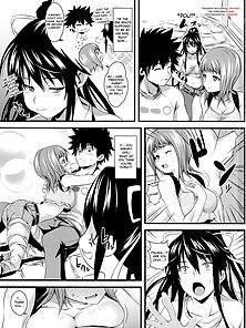 Amakusa Moyou na 2% - Naughty hentai sister gives a huge titty boobjob