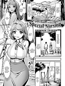 Special Nursing - Busty landlady nurses guy back to health with huge tits