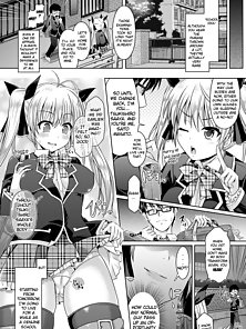 Cute schoolgirl turns into a horny succubus who must fuck - dirty manga